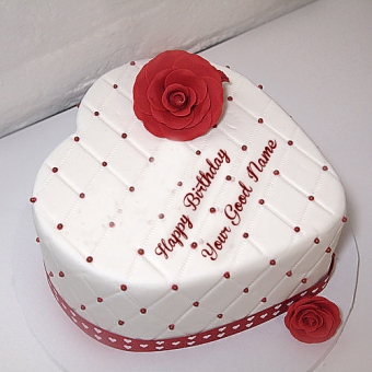 HBD003 - Birth Day Heart Cake