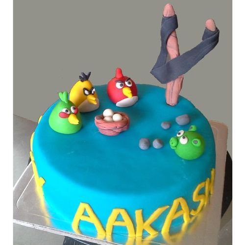 HBD034 - Angry bird Cake