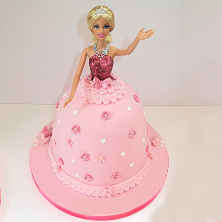 DOL010 - Sizzling Barbie Doll Cake