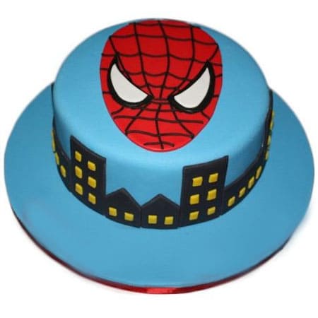 SPD003 - Bold Spiderman Cake