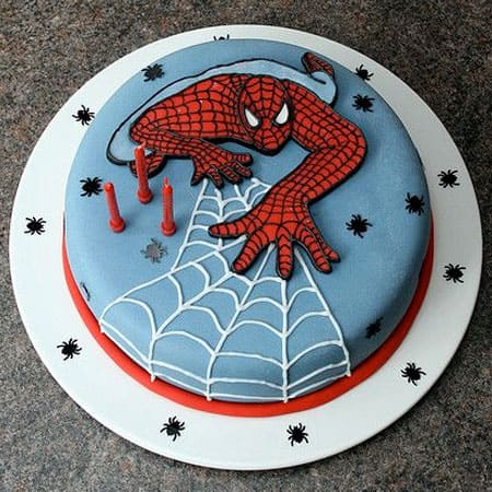 SPD017 - Stunning Spiderman Cake