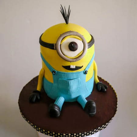 MIN017 -  Minion Tooth Cake