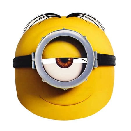 MIN019 - One Eye Minion Fondant Cake