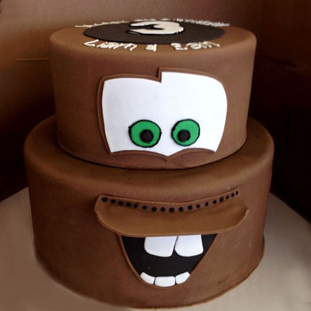 CRT003 -  Laughing Chocolate Cartoon Cake