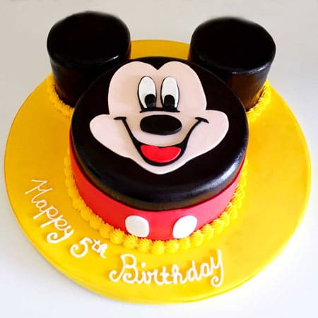 MIC005 -  Dainty Mickey Mouse Cake