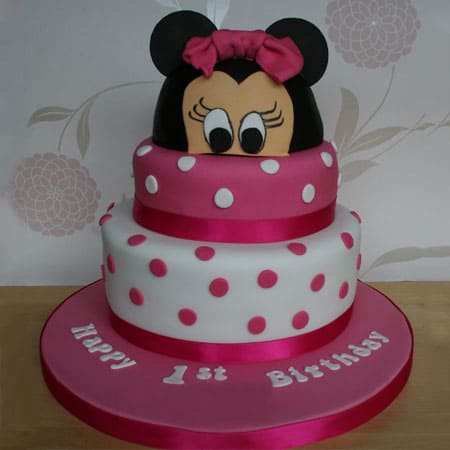 MIC009 -  Minnie 2 tier Cake