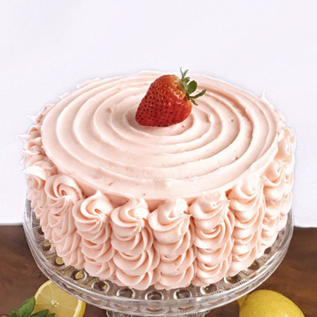 STR013 - Swirl Strawberry Cake