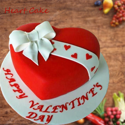 RDV003 - Heart-Shape Red Velvet Cake