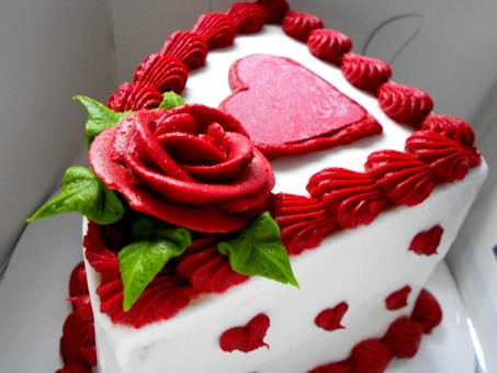 Special Happy Valentine Cake With Name Edit