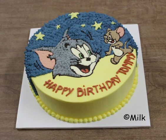 CRT005 - Tom And Jerry | Cartoon Cake | Cake Delivery in Bhubaneswar – Order Online Birthday Cakes | Cakes on Hand