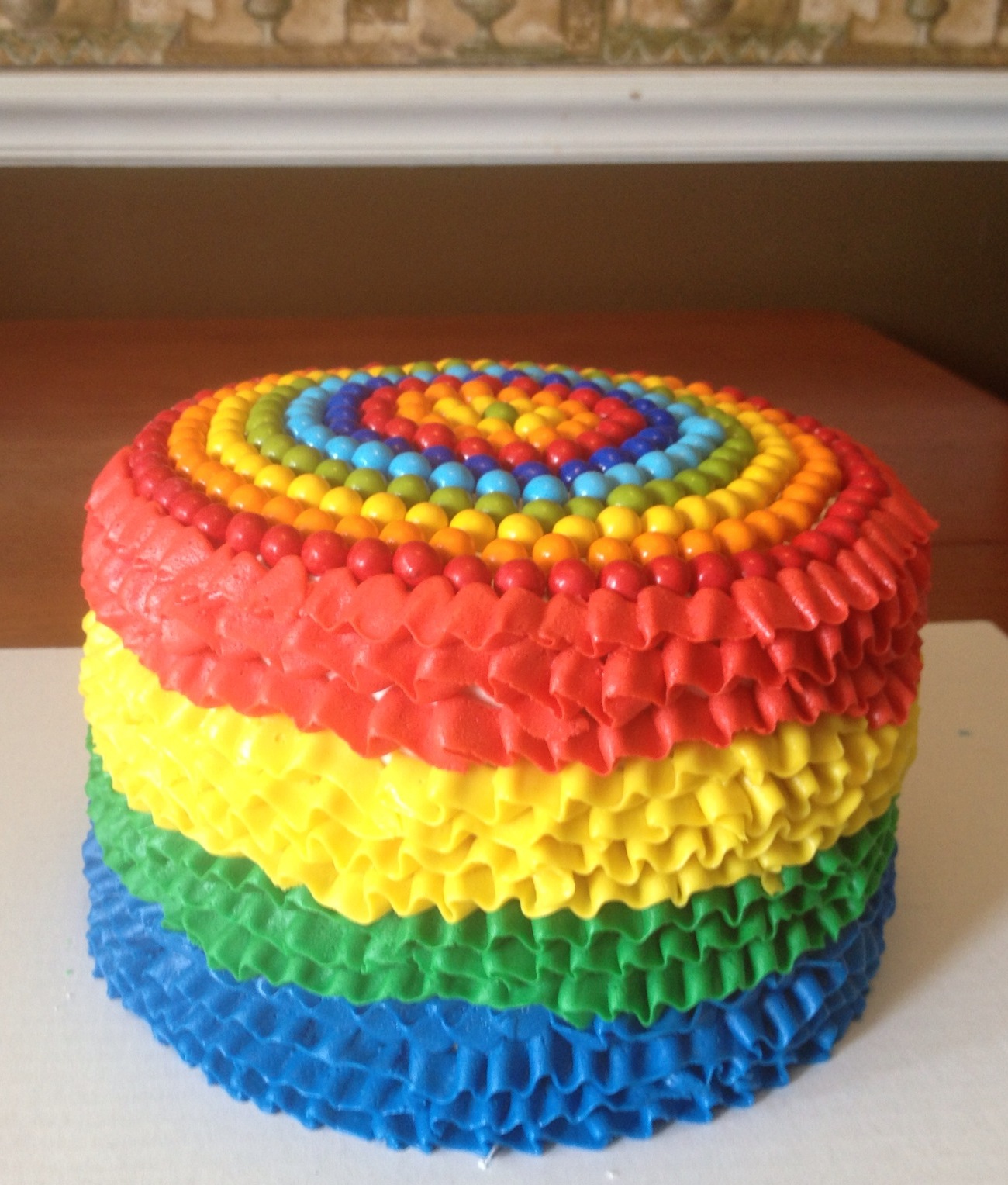 RBC017 - Flower Rainbow Cake