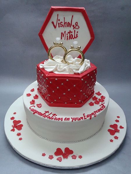 LWD037 - Engagement Cake