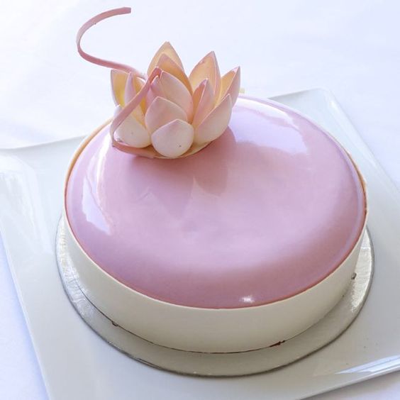 MRR010 - Strawberry Custard Mirror Cake